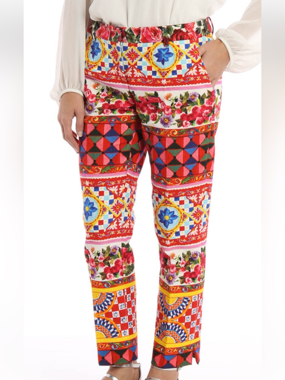 DOLCE & GABBANA - Mambo Print Straight-Leg Pants